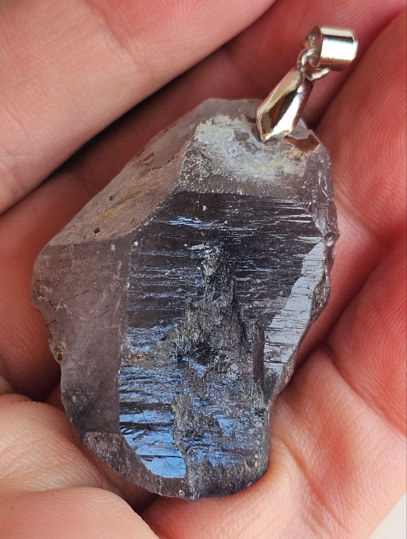 akko様★専用★激烈に超希少‼️ブルーザギマウンテン原石 ペンダント
