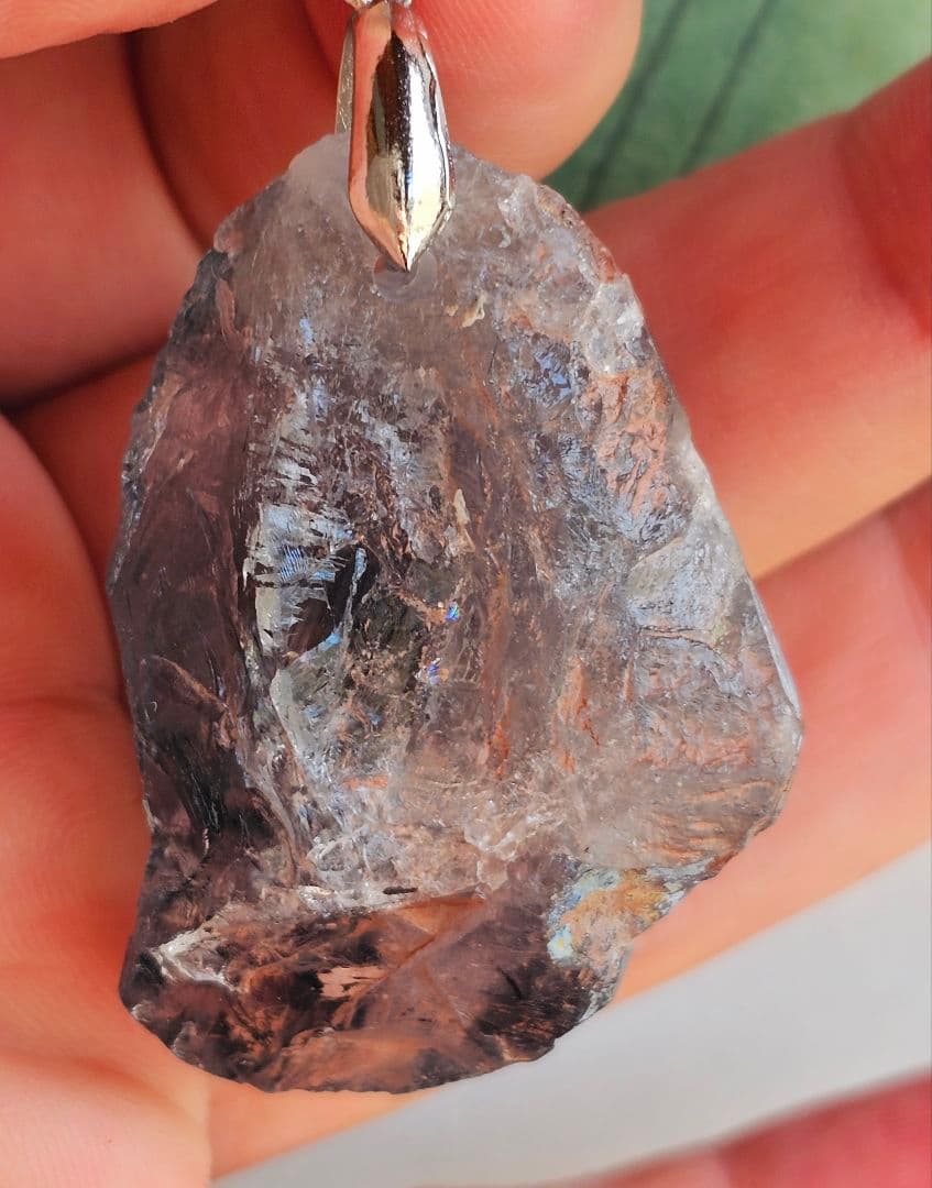 akko様★専用★激烈に超希少‼️ブルーザギマウンテン原石 ペンダント