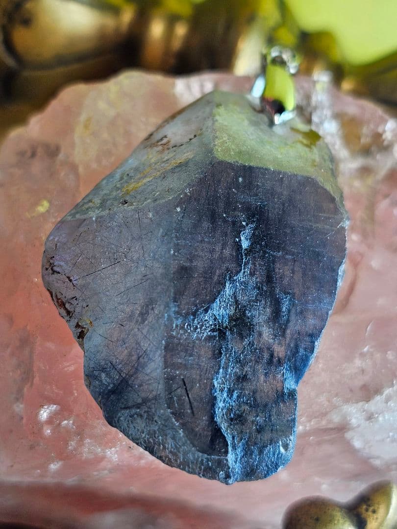 akko様★専用★激烈に超希少‼️ブルーザギマウンテン原石 ペンダント