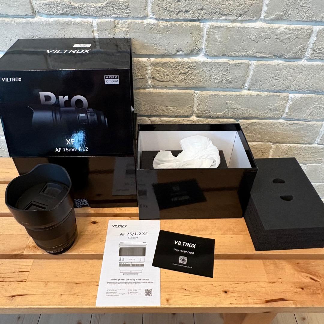 VILTROX AF 75mm F1.2 Xマウントレンズ