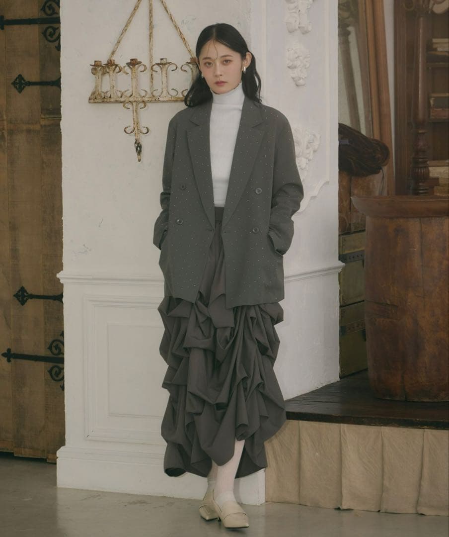 olu. ラインストーンジャケット