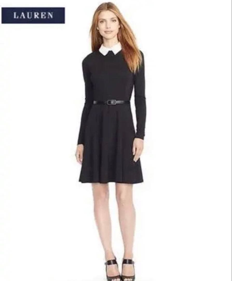 LAUREN RALPH LAUREN ブラックワンピース