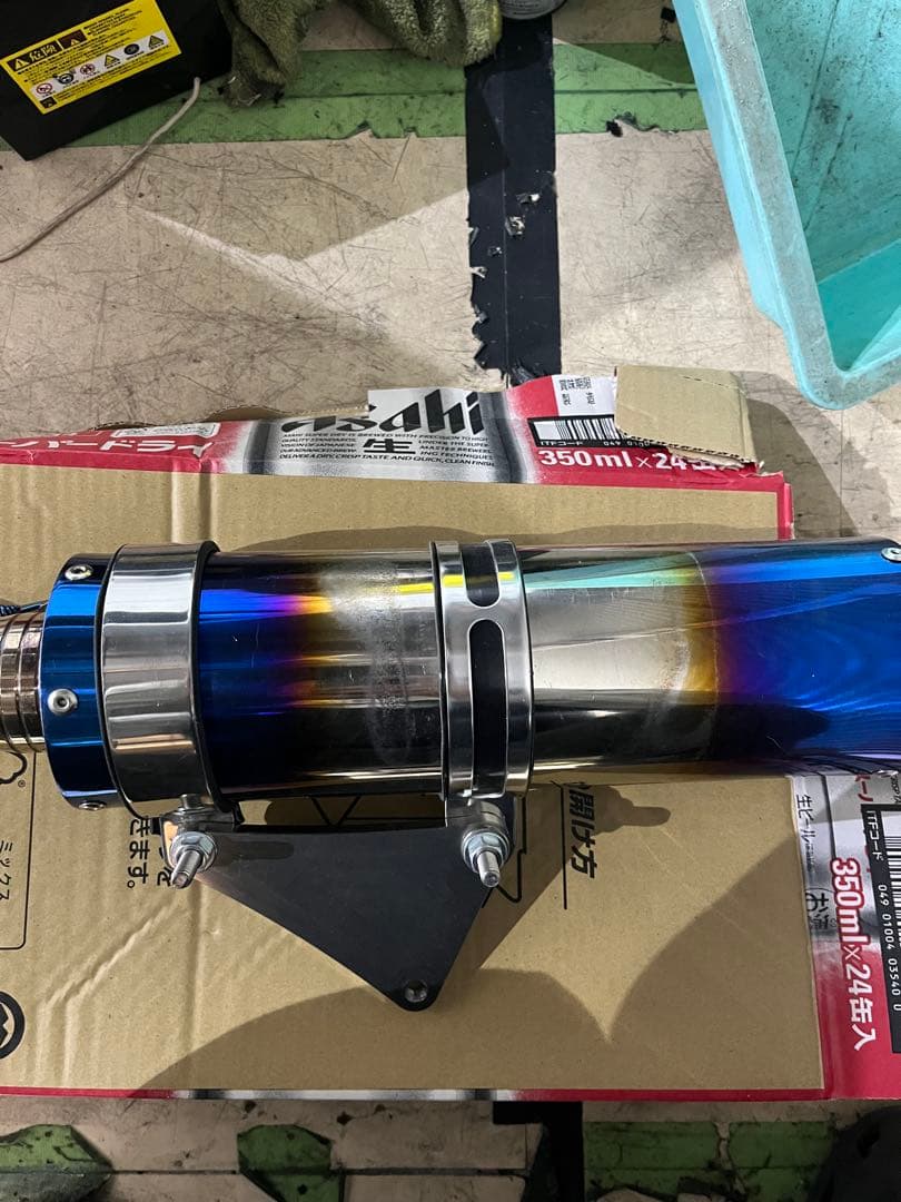 シグナスX TRHC フルストレートレーシングマフラー　大排気量用　手2.5