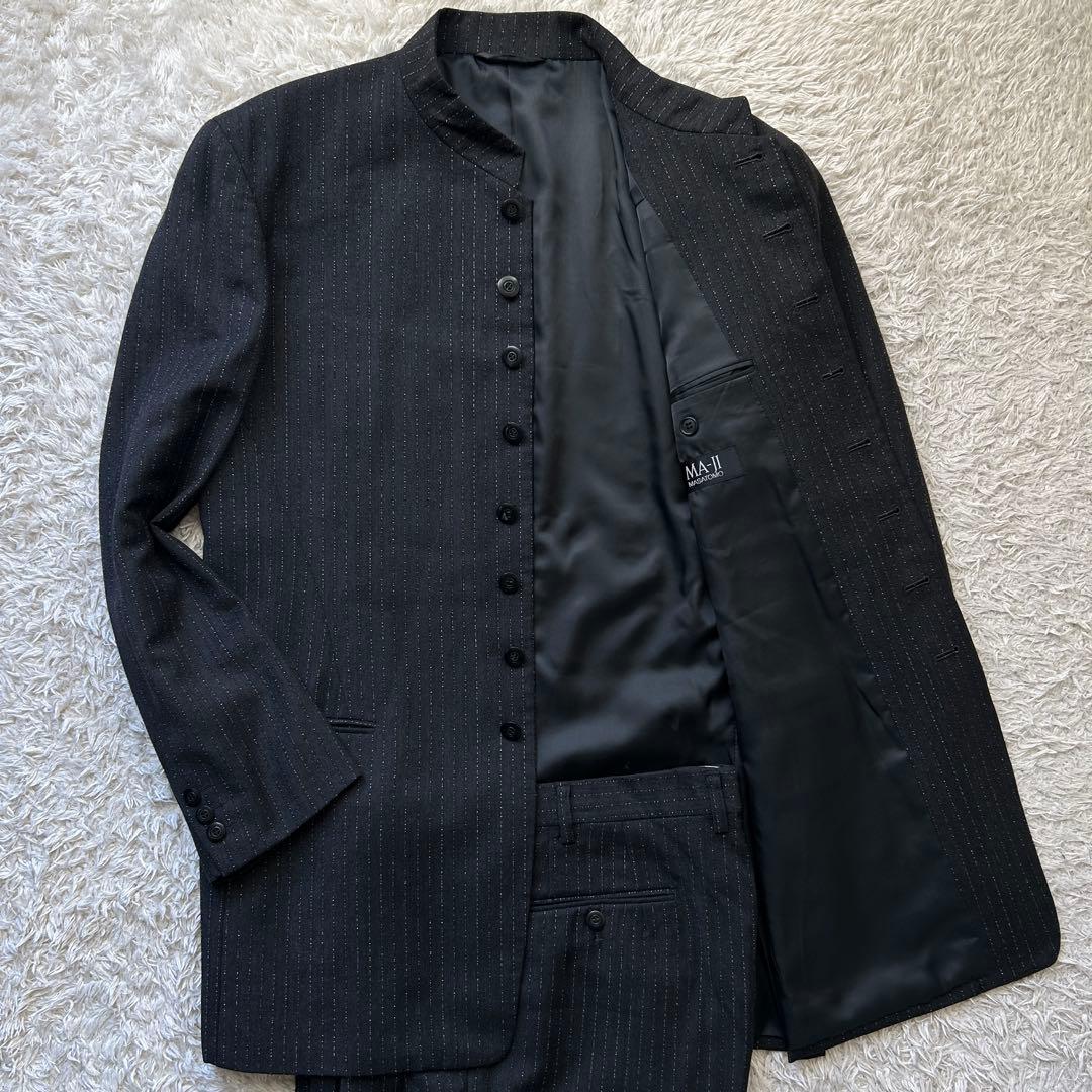 ★マオカラー★ MASATOMO セットアップ スーツ ストライプ 日本製