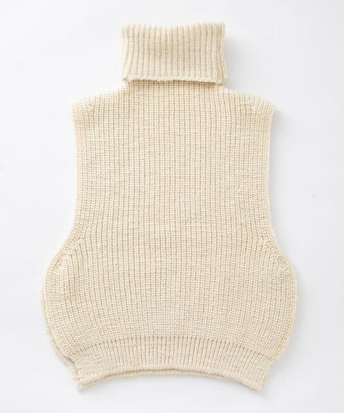MAISON EUREKA TURTLE NECK WARMER VESTベスト