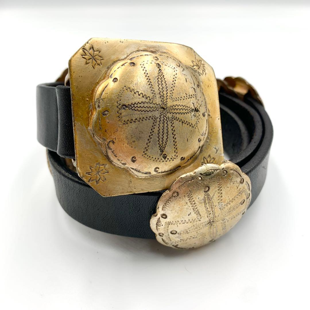 【極希少　廃盤品】ラルフローレン　コンチョベルト　ウエスタン　ナバホ族モチーフ