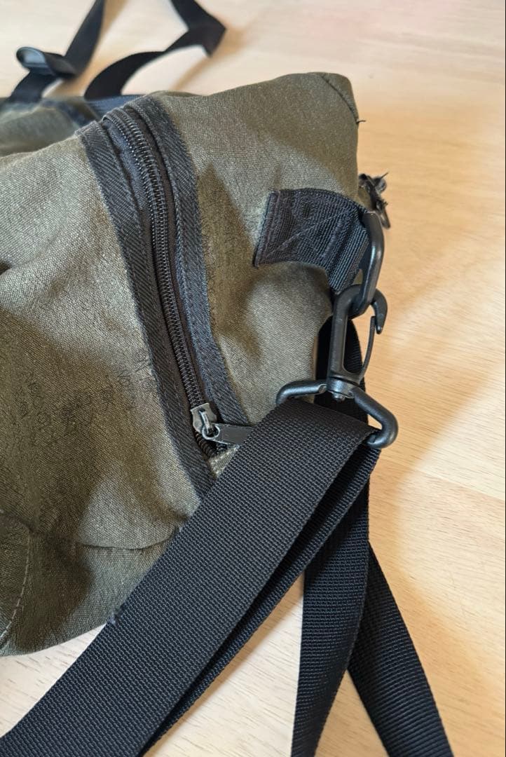 Stussy オリーブ ドラムバッグ