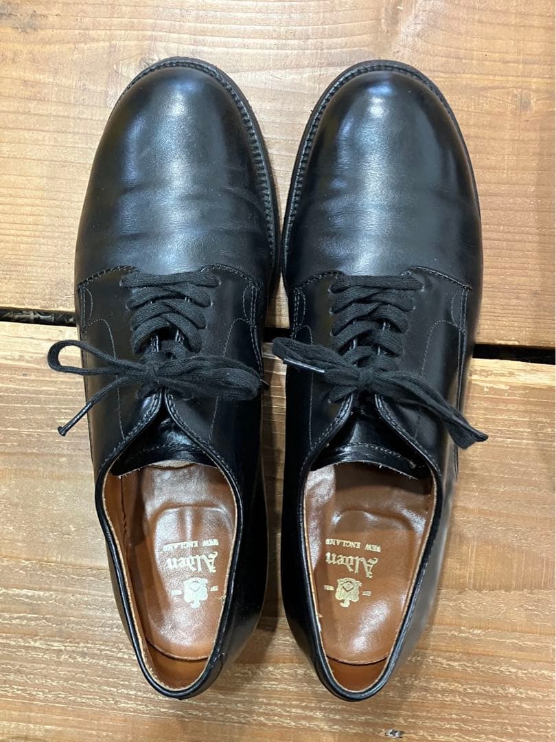 Alden ミリタリーラスト 53711 9D ブラック