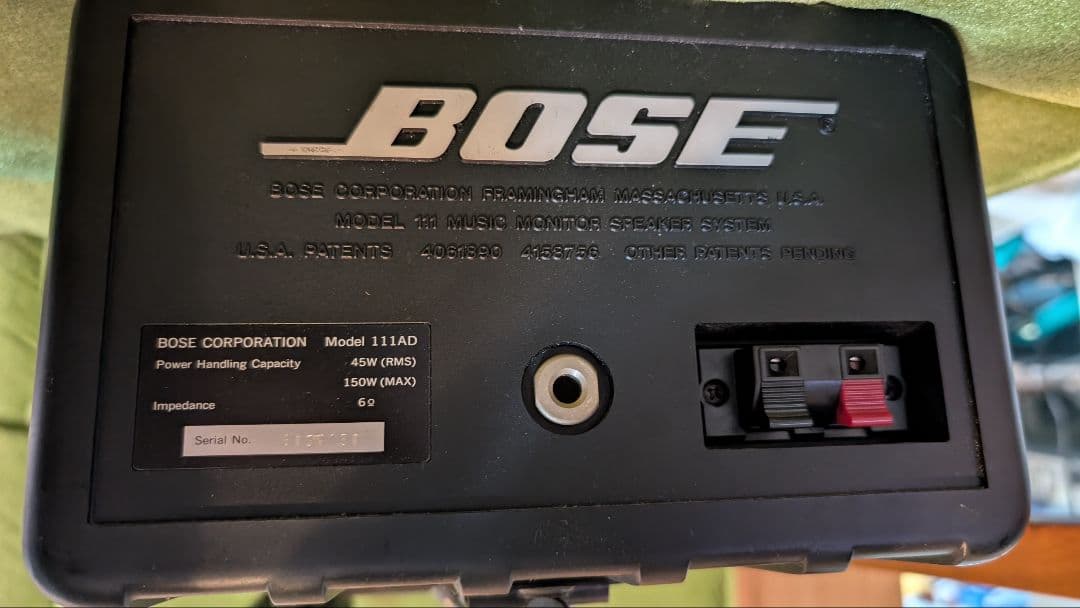 BOSE　スピーカー　クランプ付き　111AD