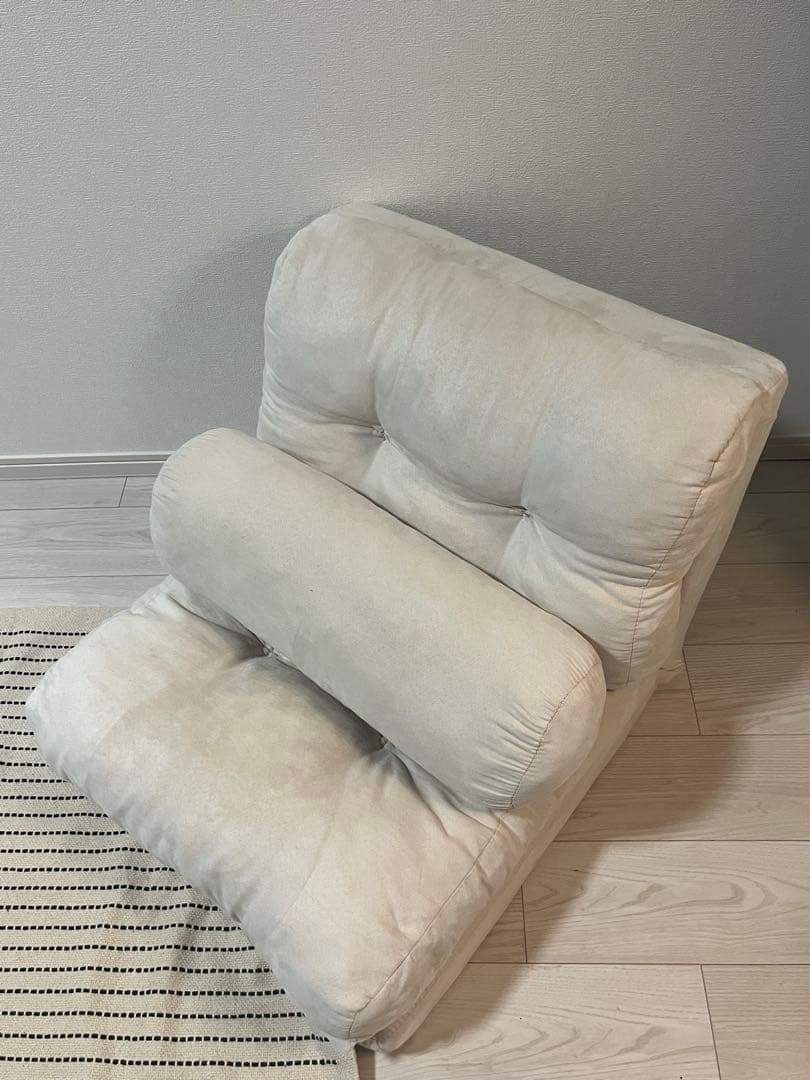 ソファベッド アイボリー