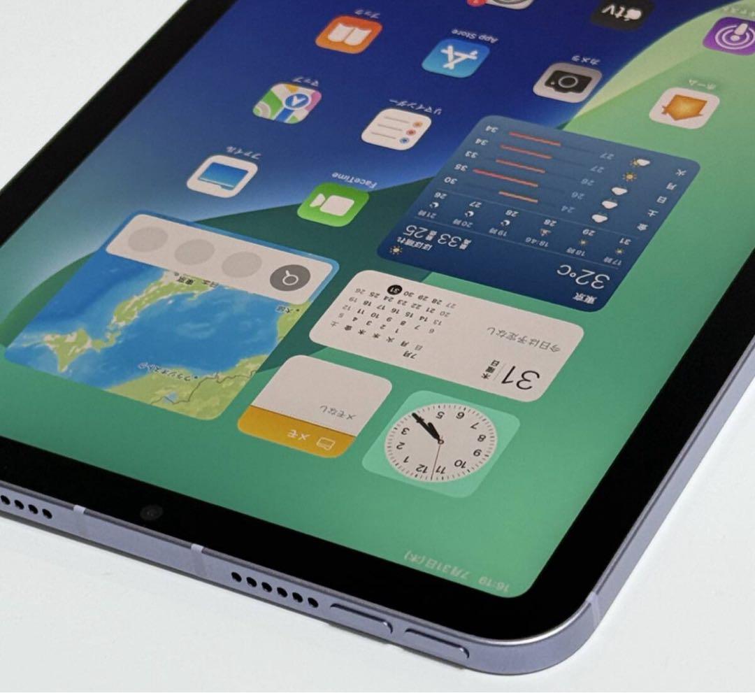 iPad mini6 64GB cellularバッテリー容量100%