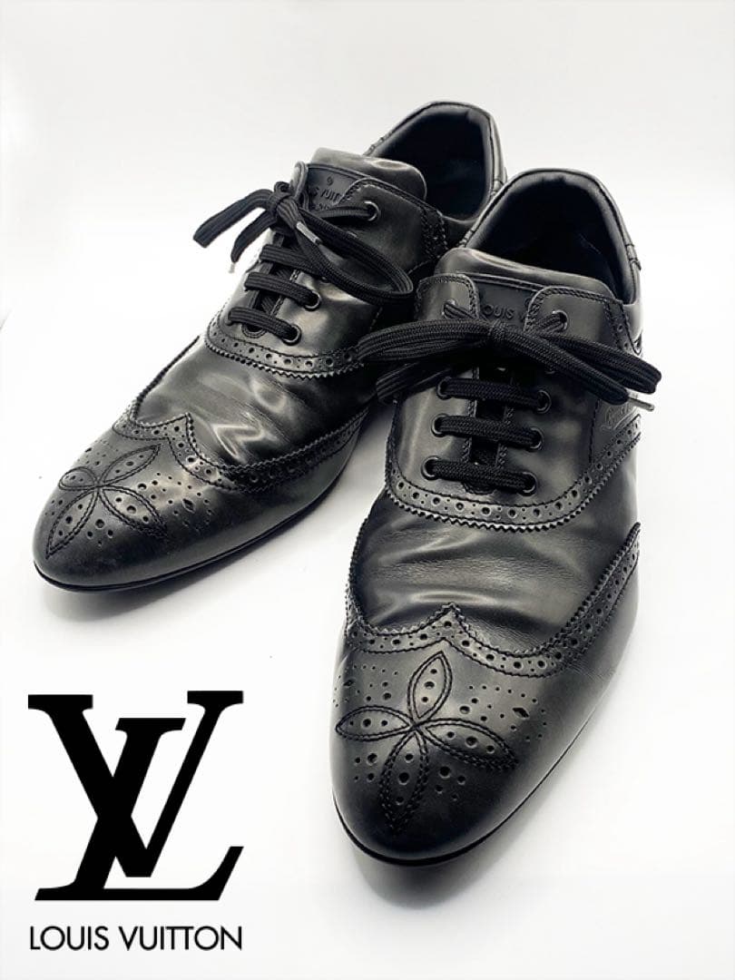louis vuitton ルイ・ヴィトン レザーシューズ美品‼️