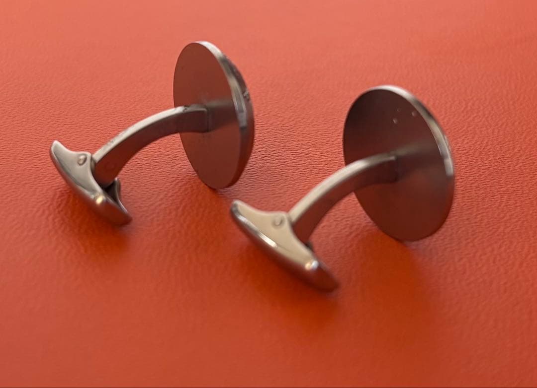 dunhill ダンヒル　カフリンクス カーボン調