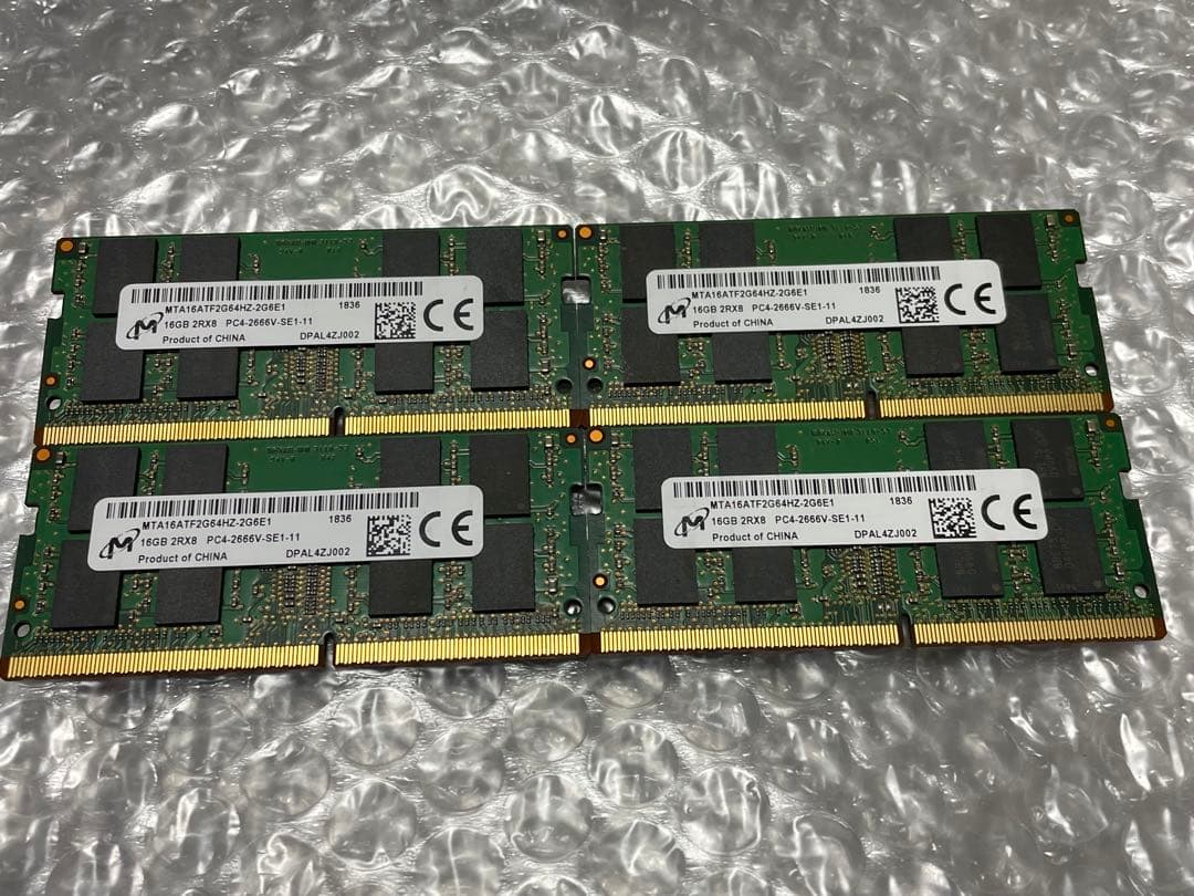 ノート用メモリー　DDR4 2666V 16GB