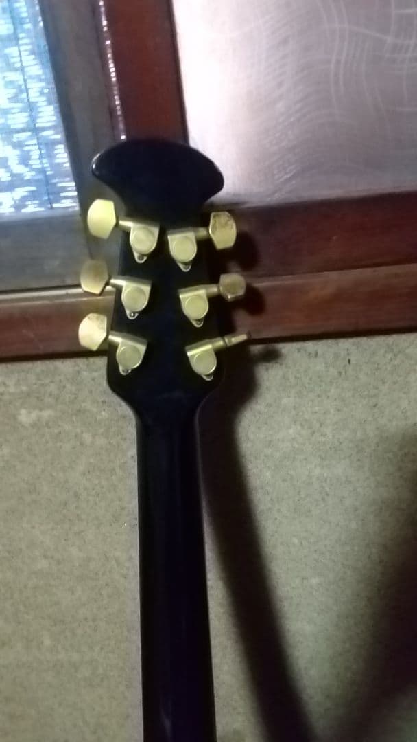 アコースティックギター グラデーションブルー ケース付き