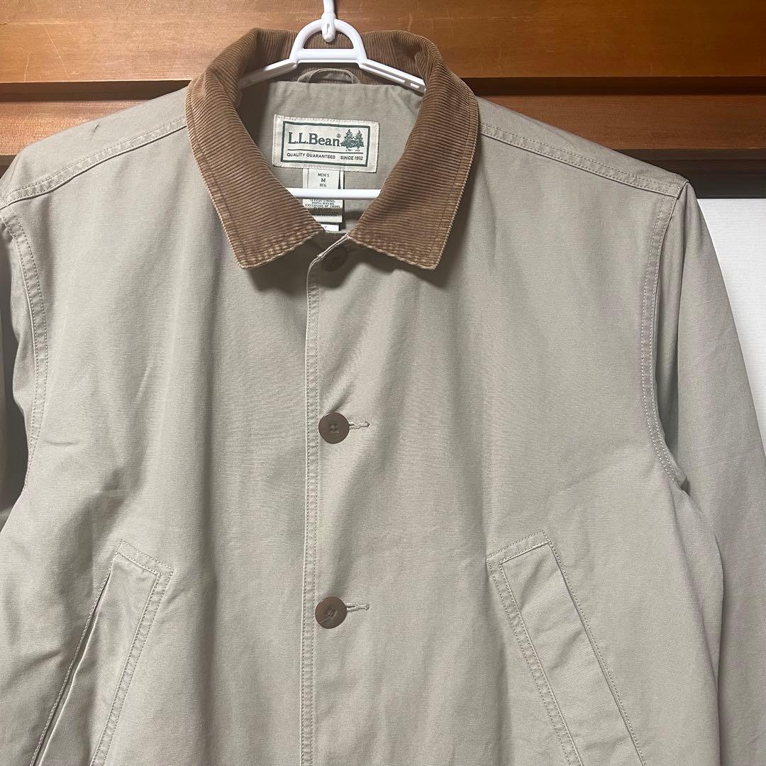 L.L.Bean ハンティングジャケット　カバーオール　襟コーデュロイ　90s