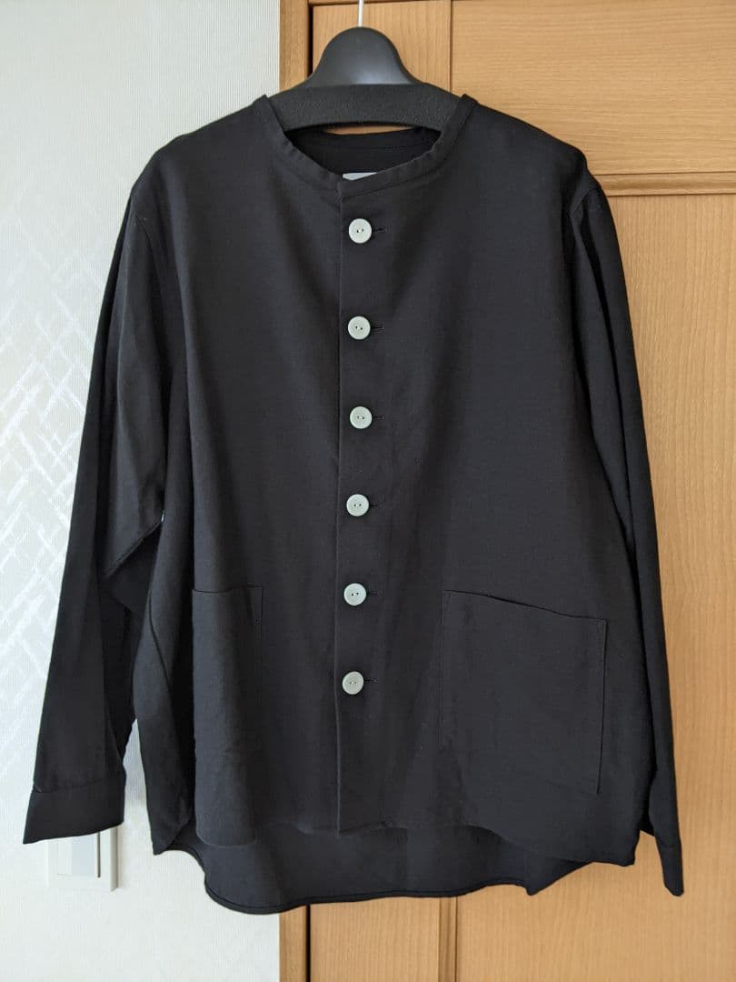 HUIS遠州織物 スヴィンオックス　ノーカラージャケット010