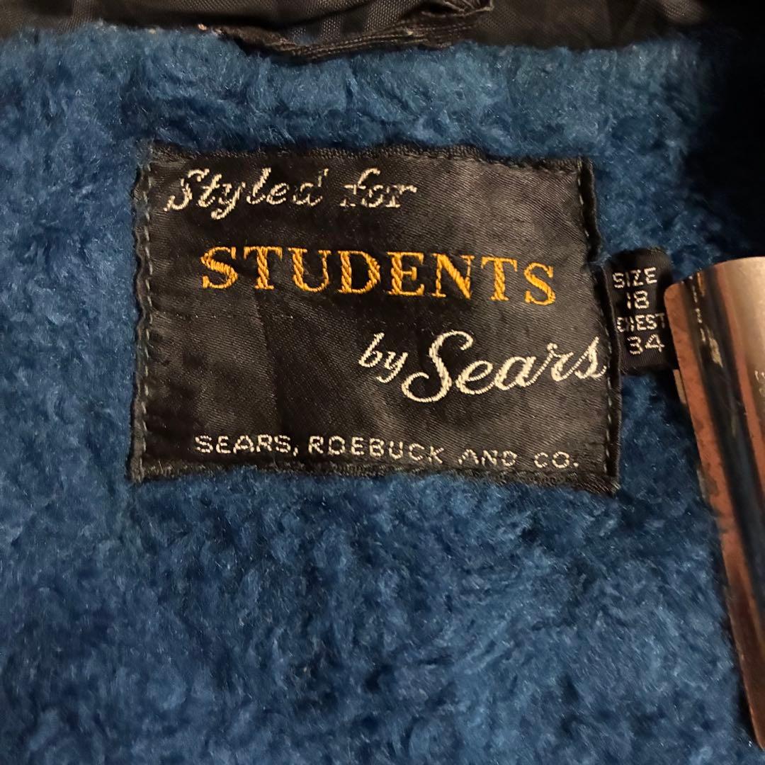 【H】50s-60sSearsウールジャケット オンブレチェック