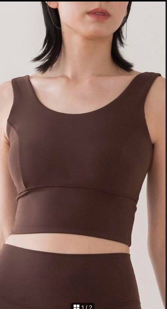 SUKALA プレミアムフィットスクープドネックブラトップS LAVA