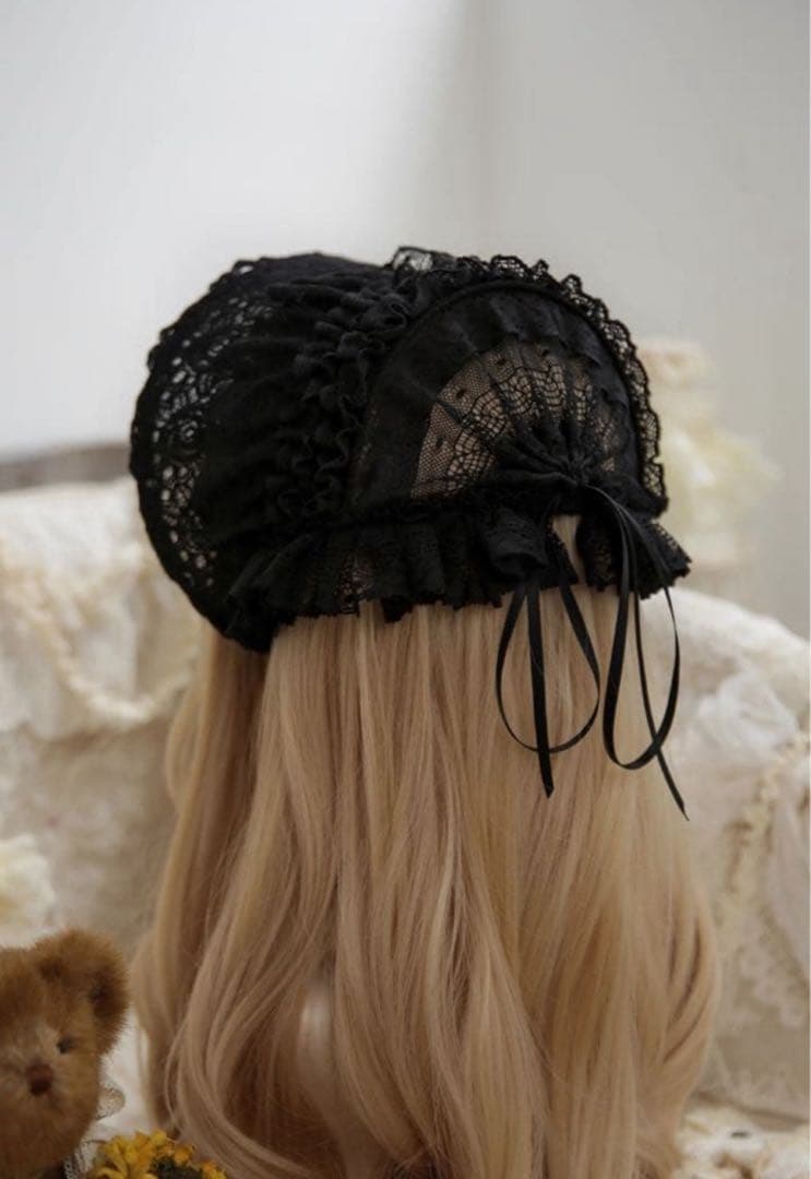 星箱works サマーピクニック 2wayボンネット 黒