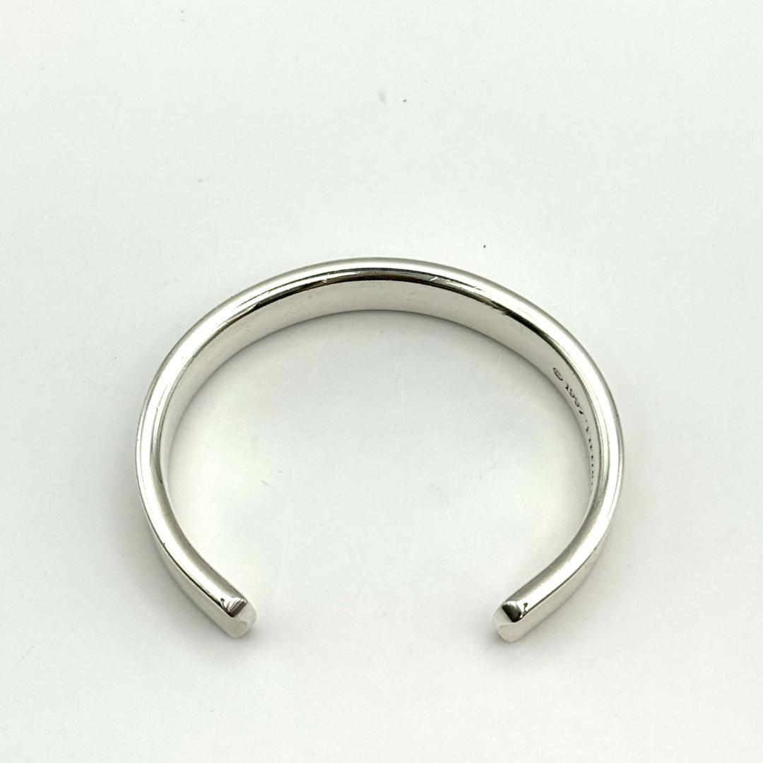 美品 ティファニー ナロー 1837 バングル シルバー 925 ブレスレット