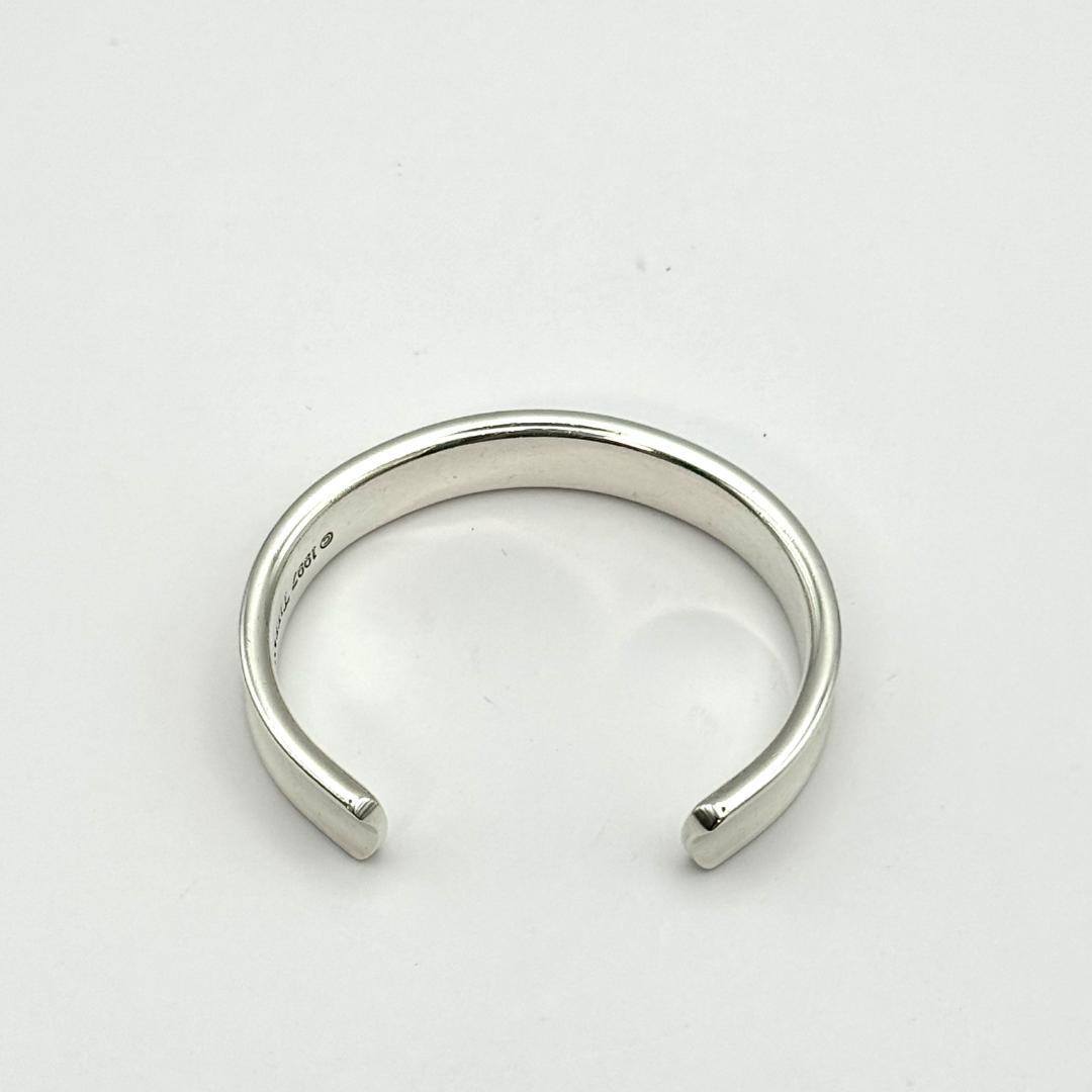 美品 ティファニー ナロー 1837 バングル シルバー 925 ブレスレット