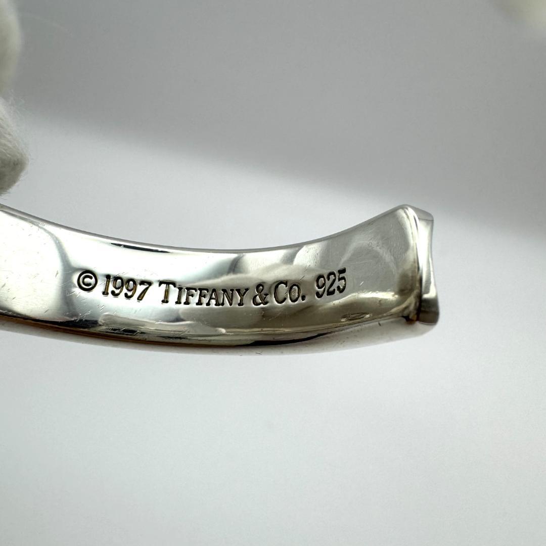 美品 ティファニー ナロー 1837 バングル シルバー 925 ブレスレット