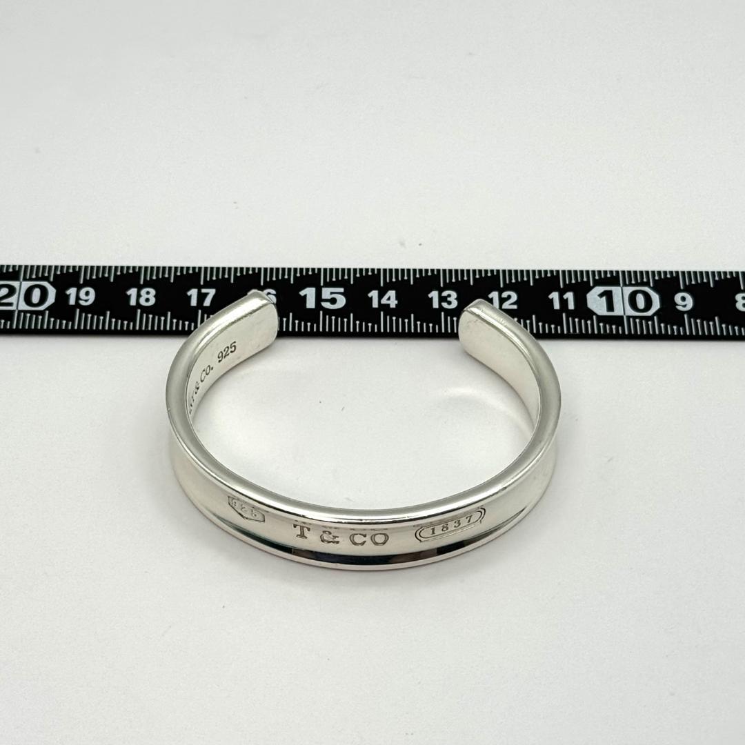 美品 ティファニー ナロー 1837 バングル シルバー 925 ブレスレット