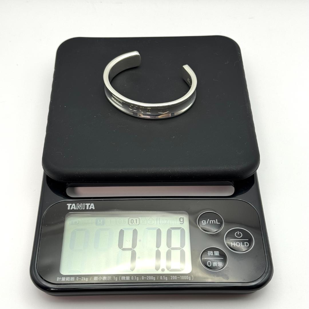 美品 ティファニー ナロー 1837 バングル シルバー 925 ブレスレット