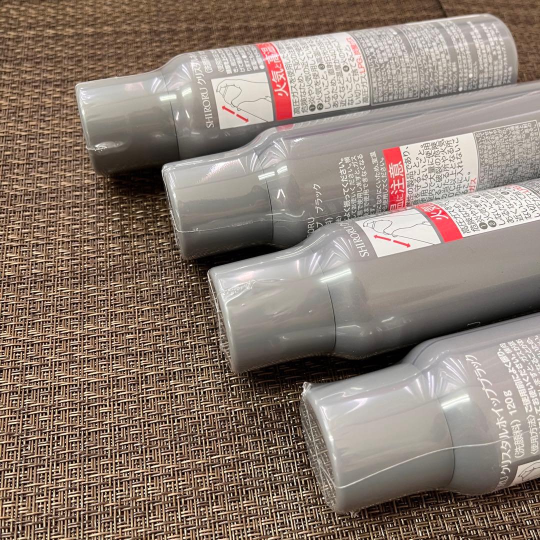 【未開封 美品】シロル　クリスタルホイップ　ブラック　4本　A01027