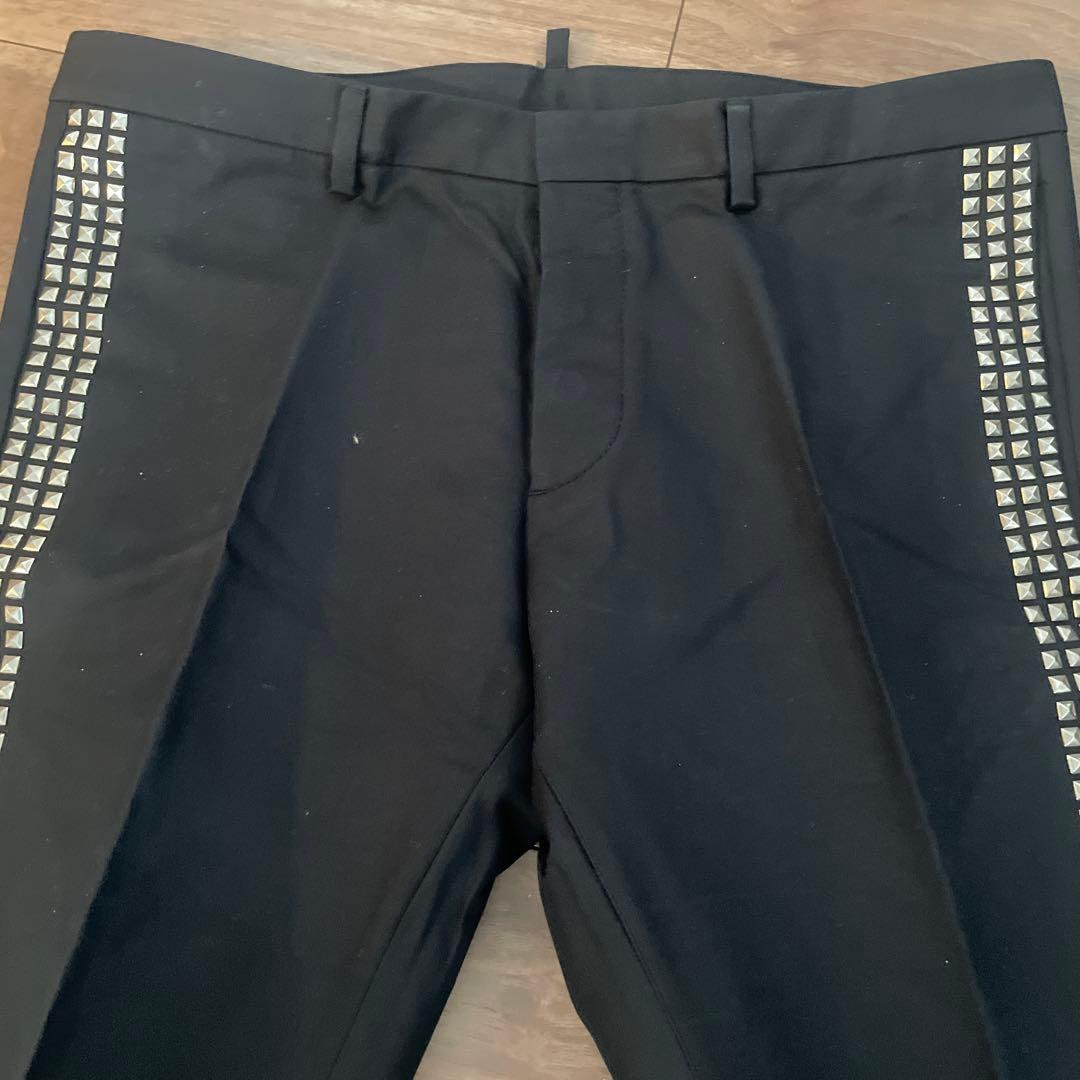 DSQUARED² スタッズスラックス 46 未使用　ディースクエアード