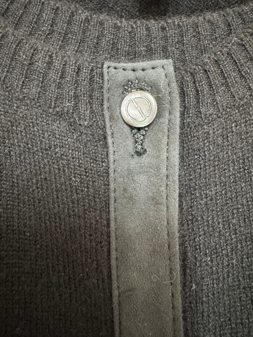 ヴィンテージ　グッチ　アンサンブル　トップス　カシミア　ブラック