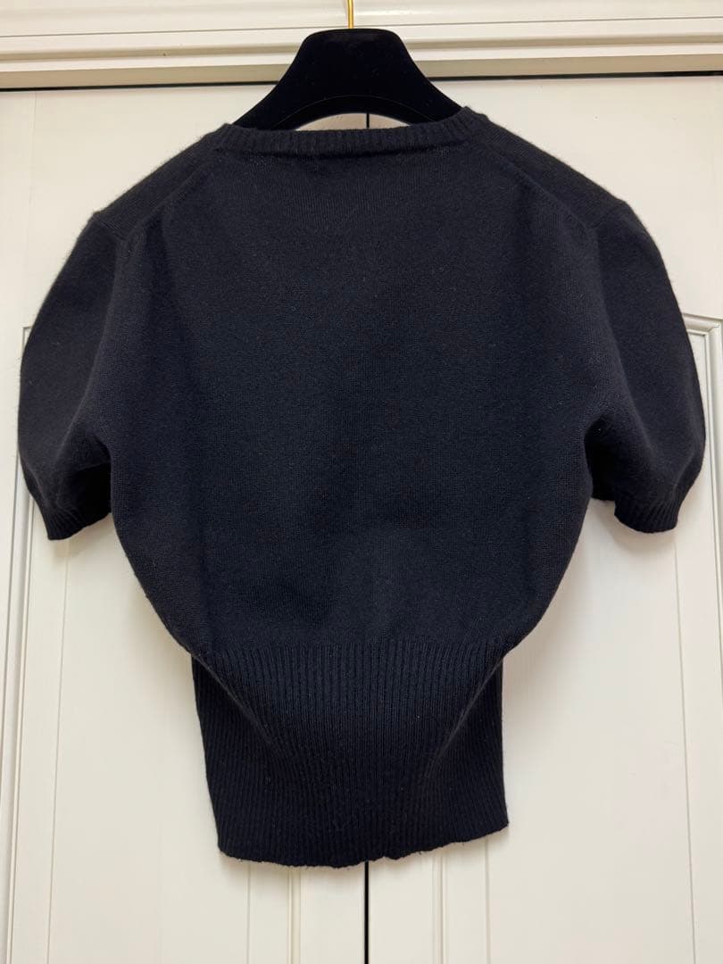 ヴィンテージ　グッチ　アンサンブル　トップス　カシミア　ブラック