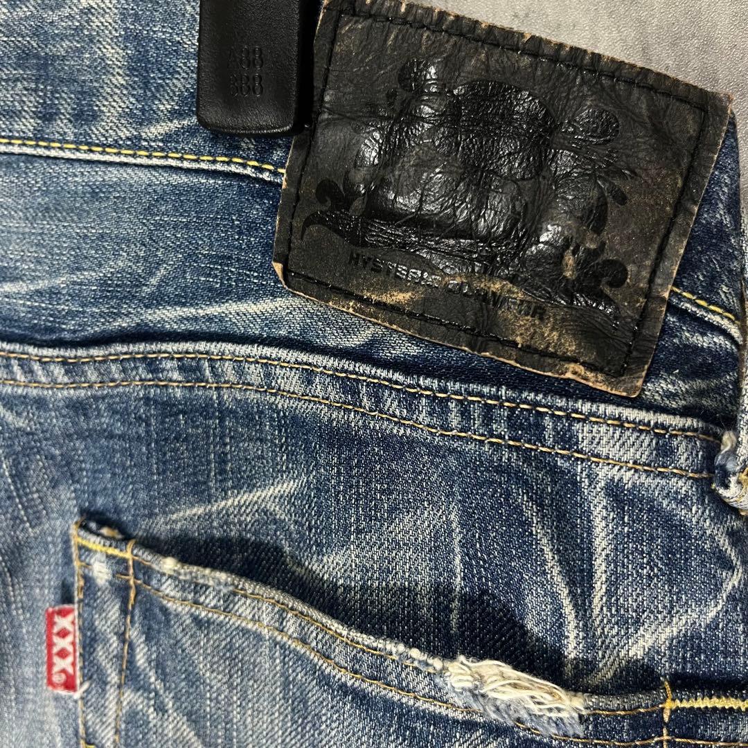 k*u様 HYSTERIC GLAMOUR × XXX コラボ デニムパンツ