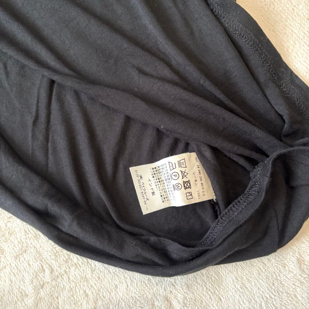 【Spick & Span】HYU レースギャザーワンピースBLACK FREE