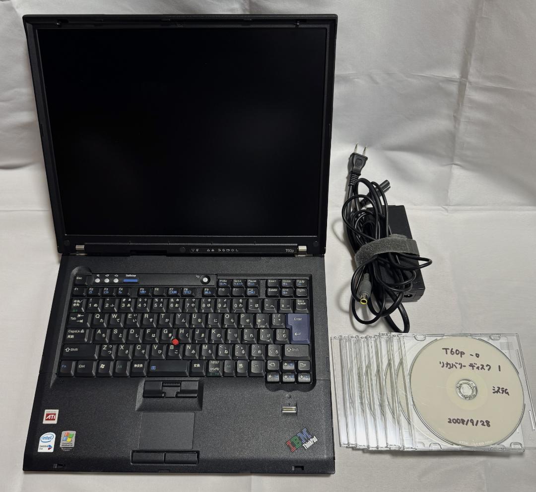 Windowsノート本体 Lenovo ThinkPad T60p 2007-93J