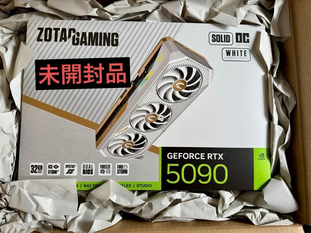 未使用未開封 ZOTAC GeForce RTX5090 SOLID OC W