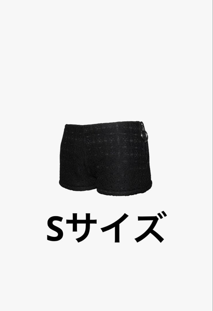 パンツ theredthread S ring biker shorts lace