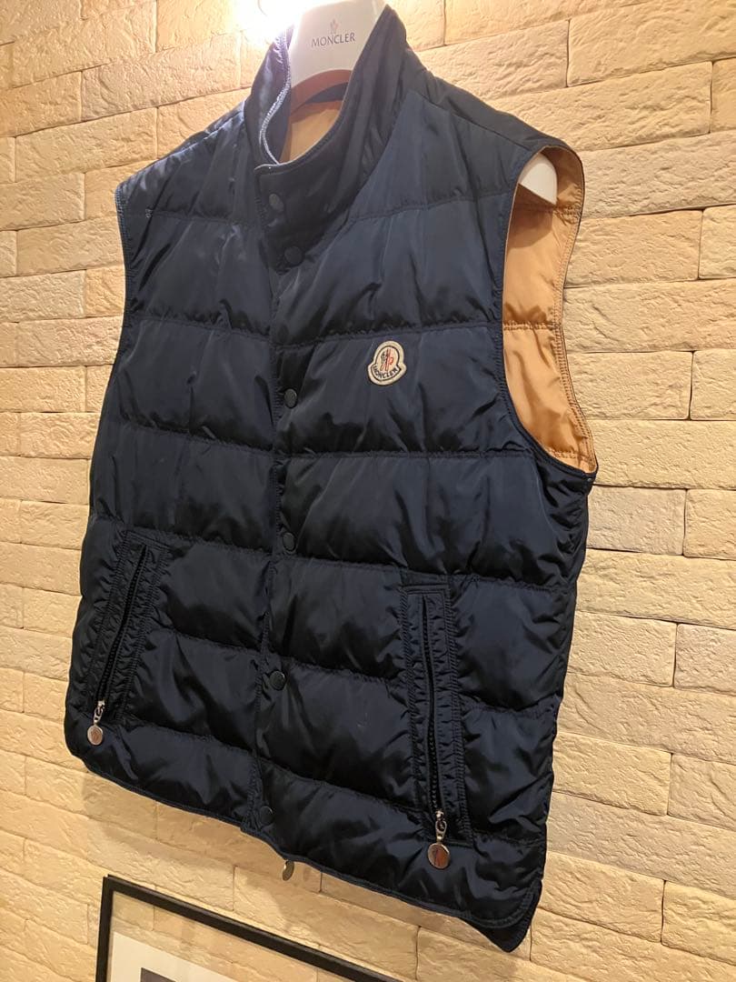 た*ん様 モンクレール ネイビー ダウンベスト　サイズ1