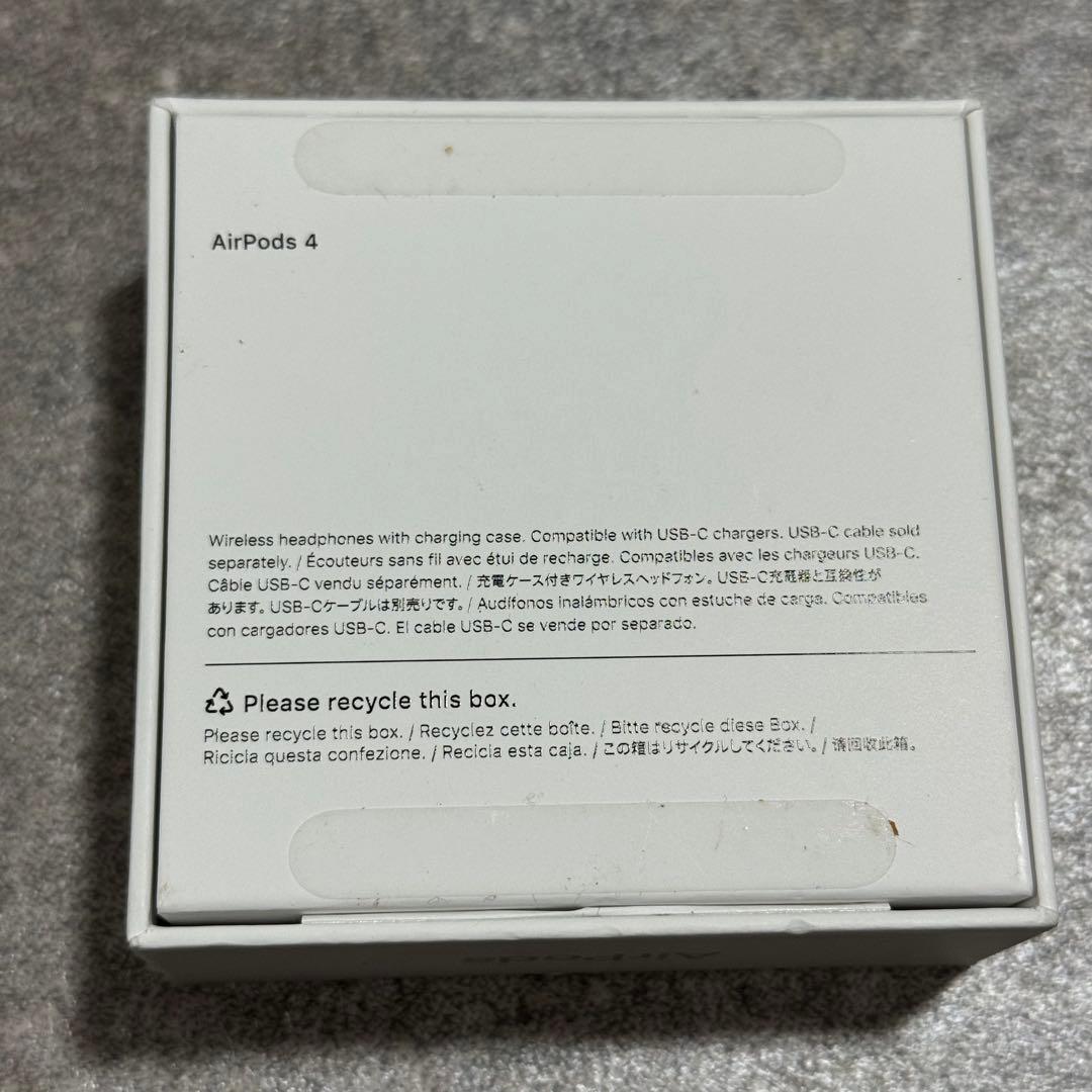 AirPods 4 本体 アクティブノイズキャンセリングなし ④