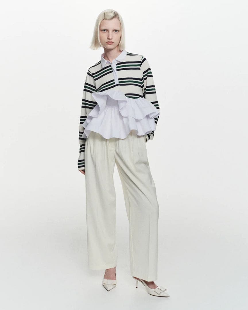 Bibiy. LOLA PEPURAMU POLO ホワイト