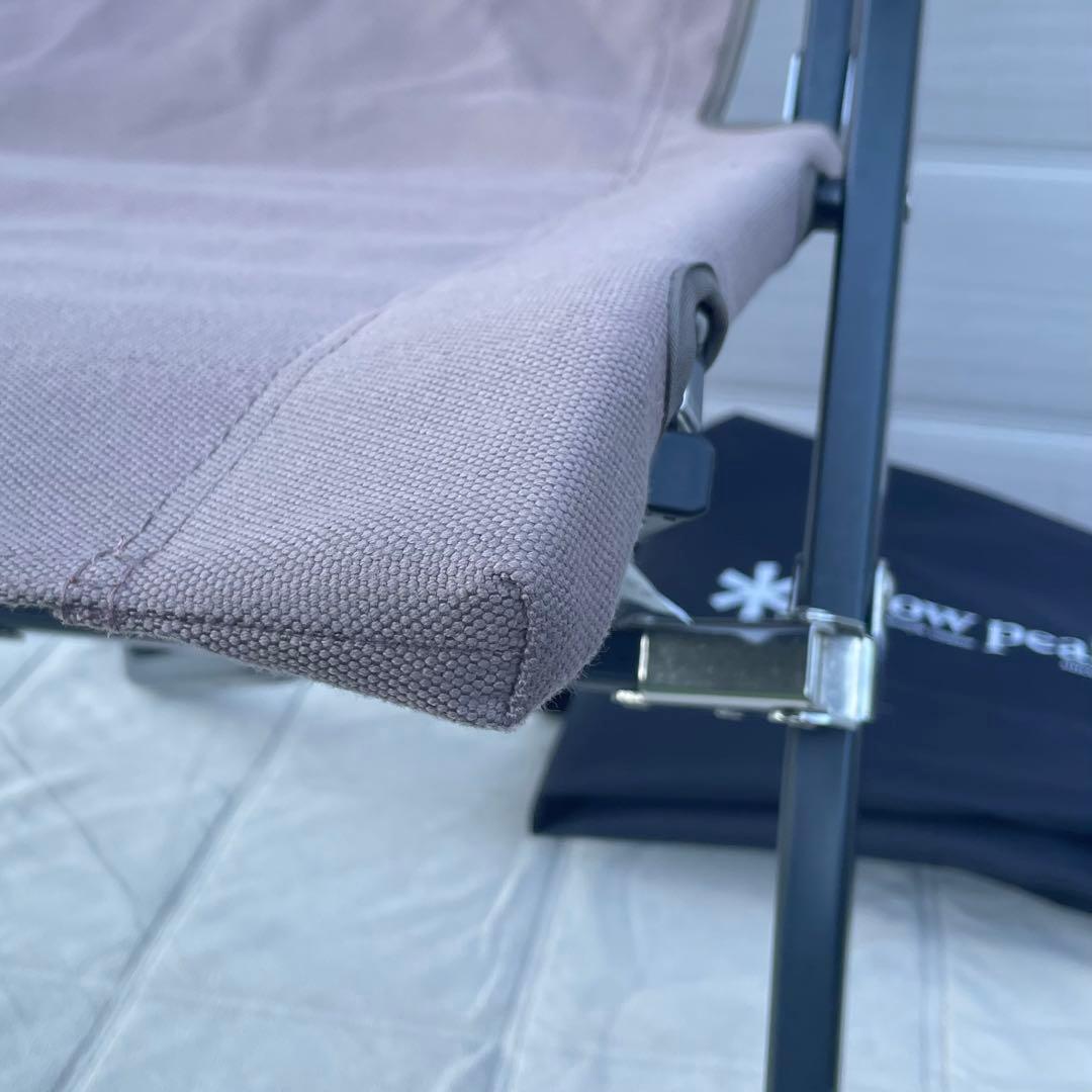 スノーピーク ・peak・ローチェア　ショート　グレー