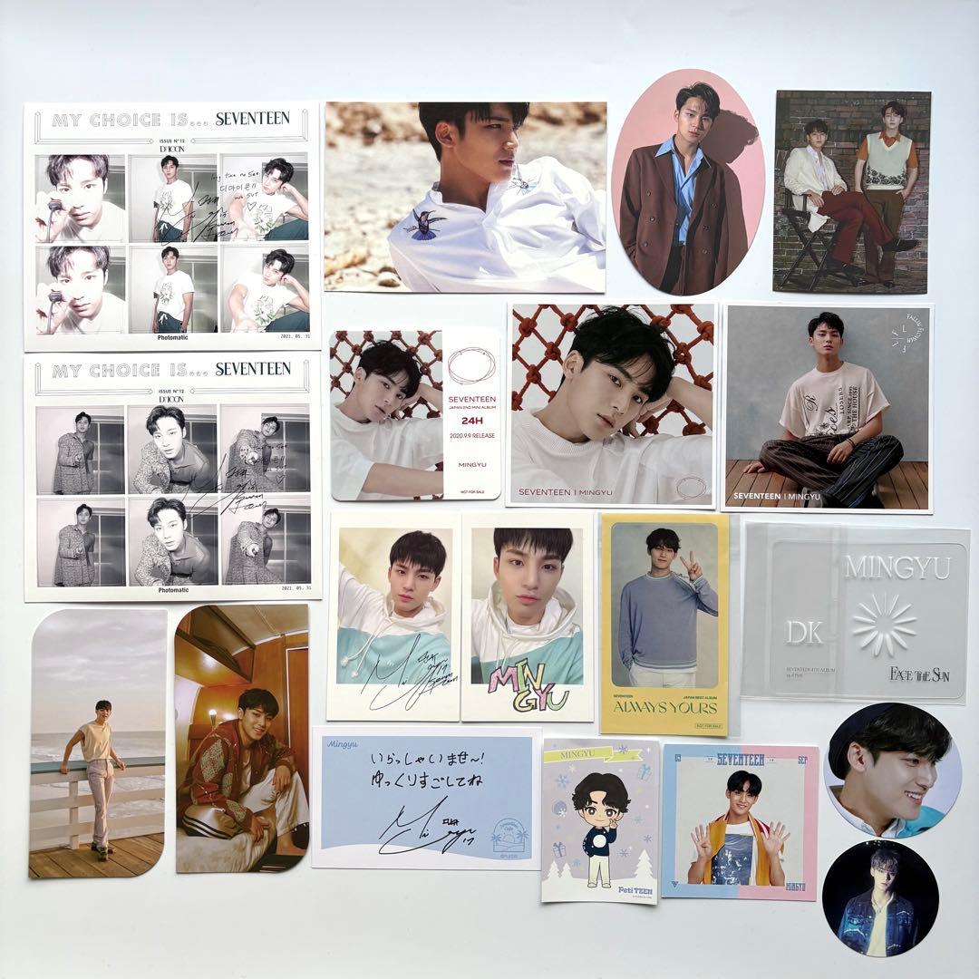 seventeen anan 缶バッジ　アクスタ　セブチカフェ　ウォヌ　ミンギュ