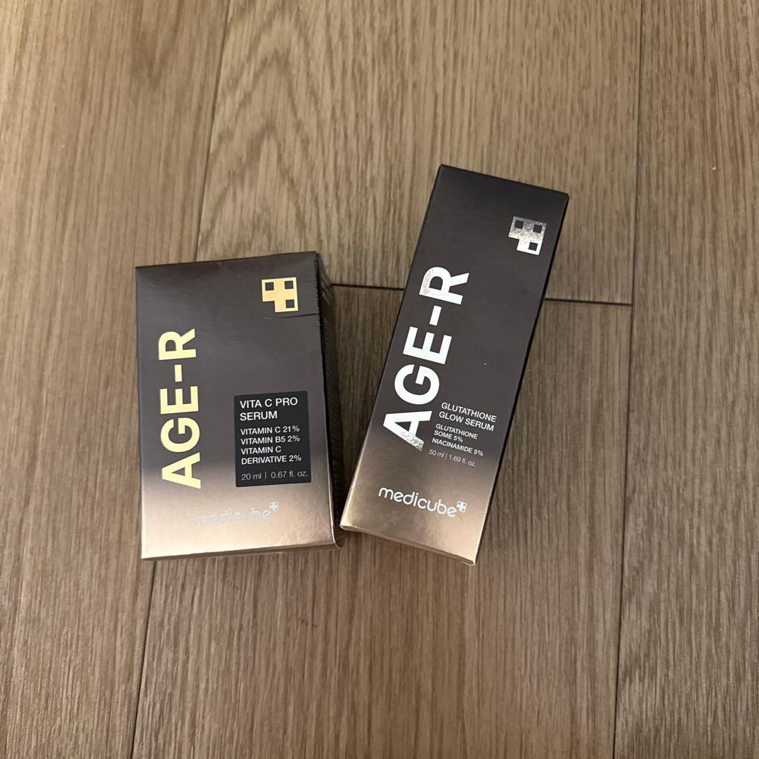 AGE-R BOOSTER PRO➕AGE-Rグローセラム➕AGRVCPセラム