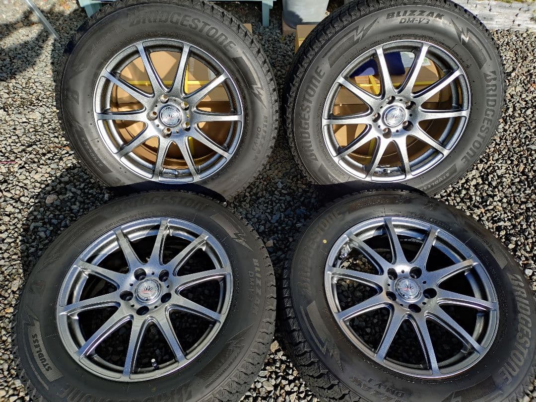 送料込み！CX-5ブリザックスタッドレスタイヤホイールセット