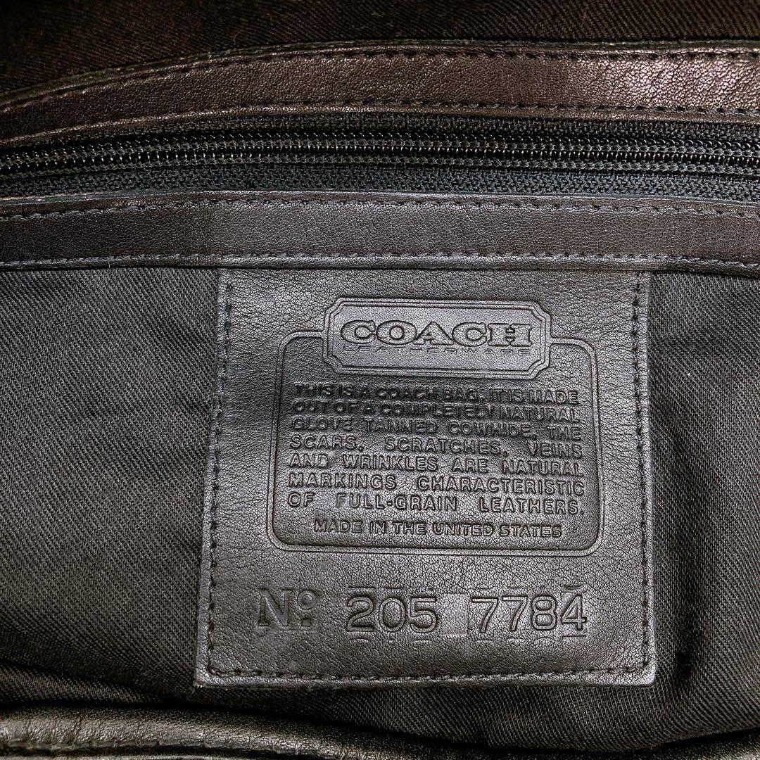 ✨良品✨COACH オールドコーチ 2wayボストンバッグ ブラック レザー 黒