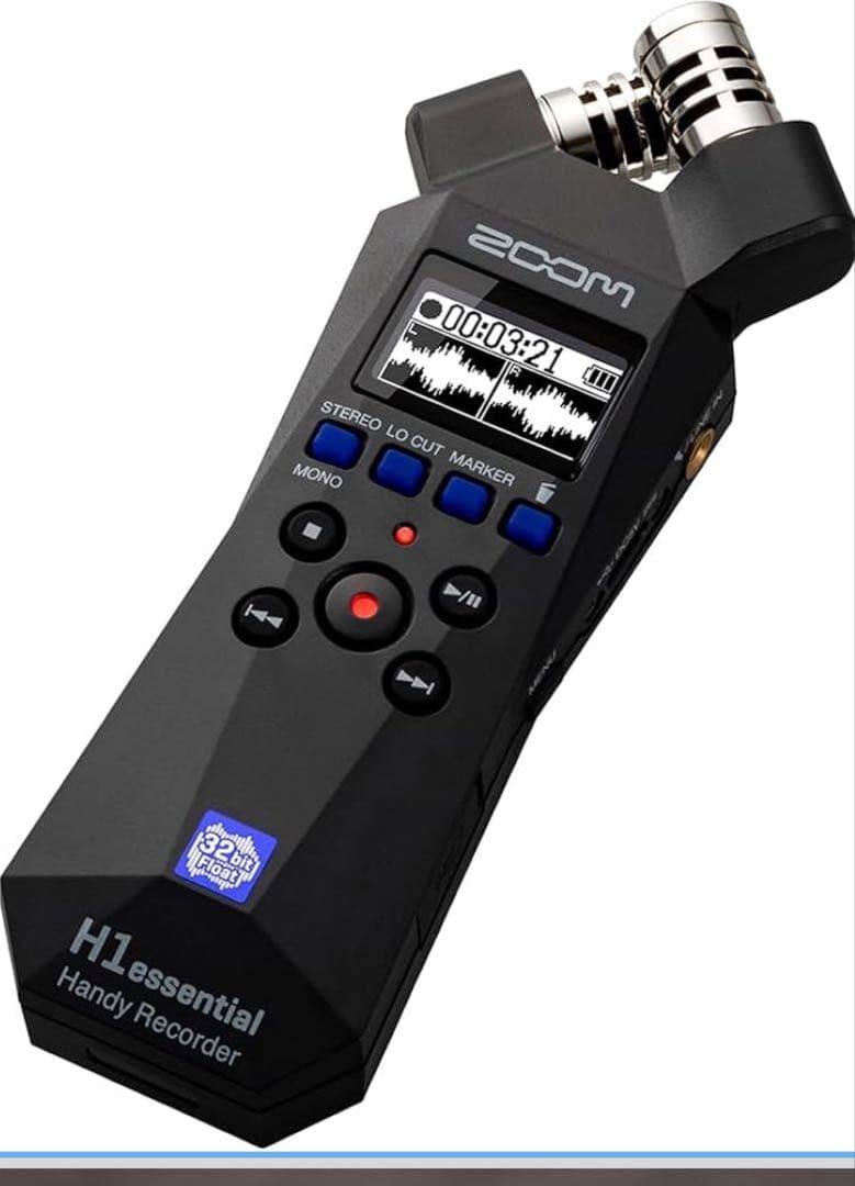 ZOOM ズーム H1essential ハンディレコーダー ブラック 新品