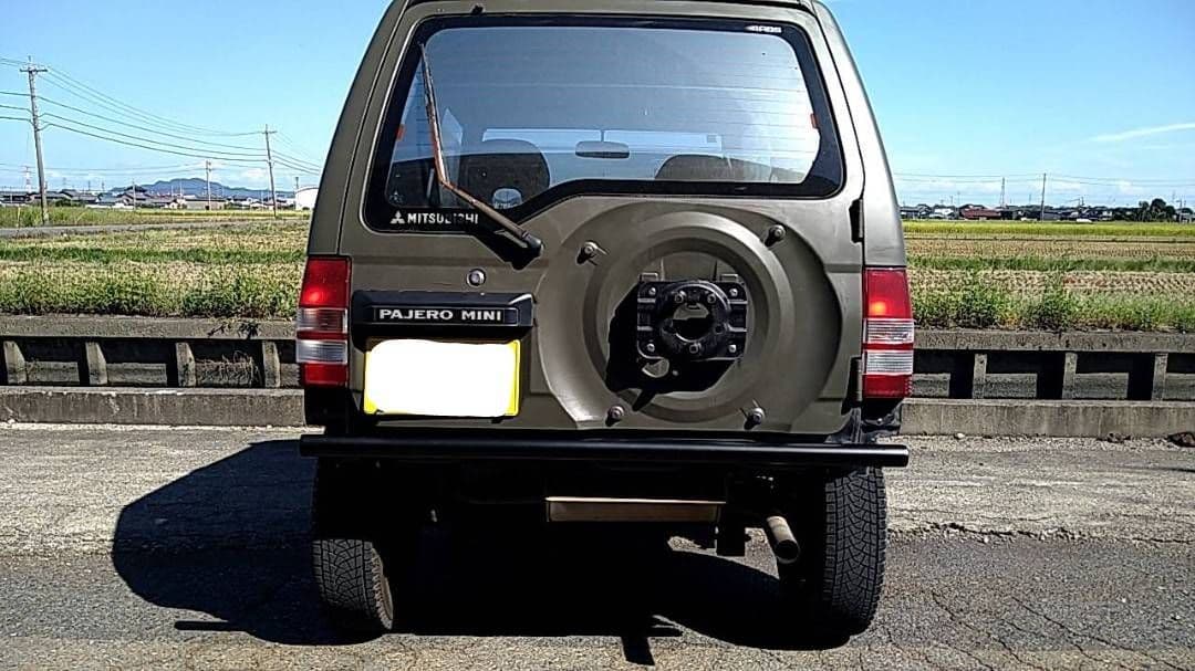 のりてつ　パジェロミニ　h56A パイプバンパー　リアバンパー