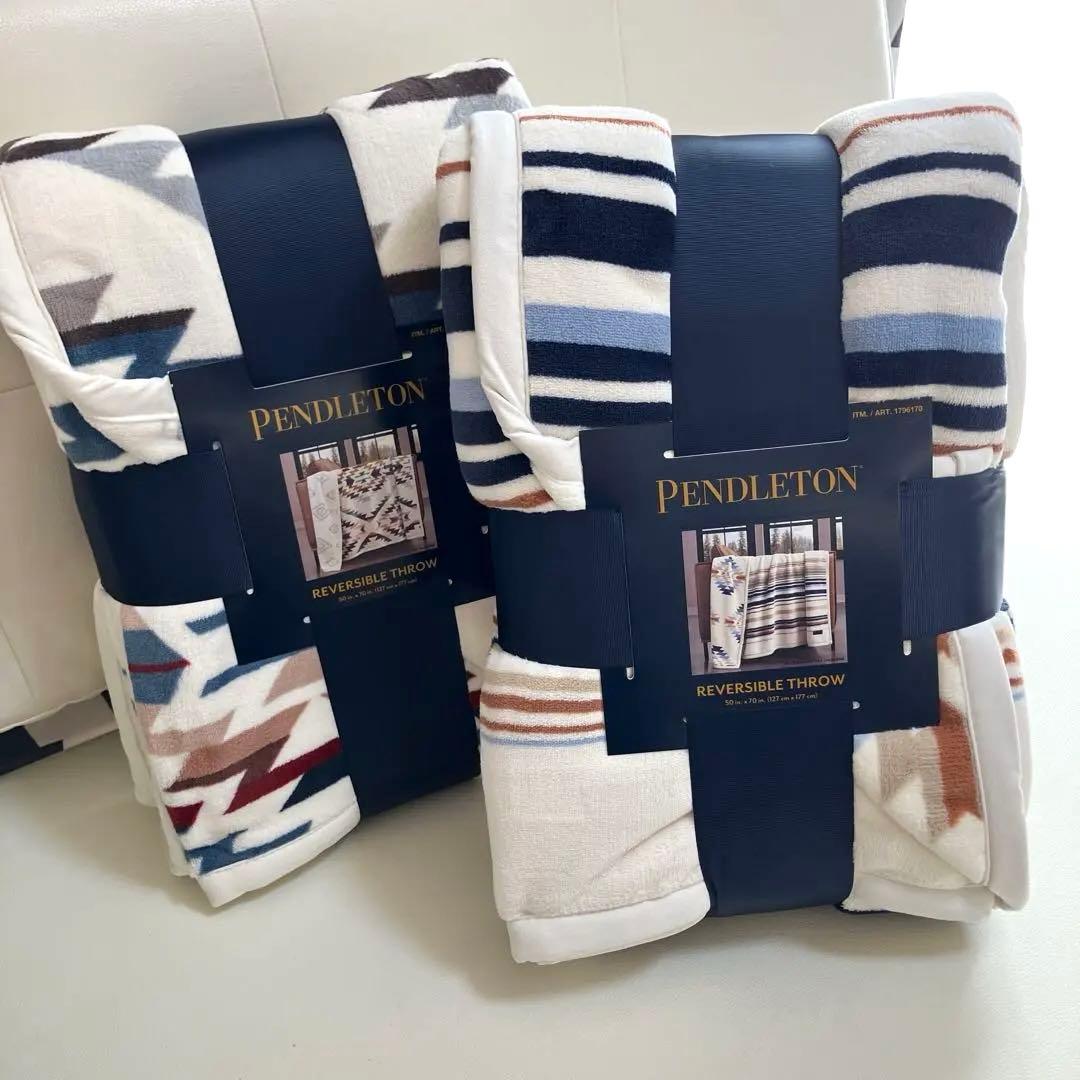 即日発送　２枚柄違い　PENDLETONリバーシブルブランケット　コストコ