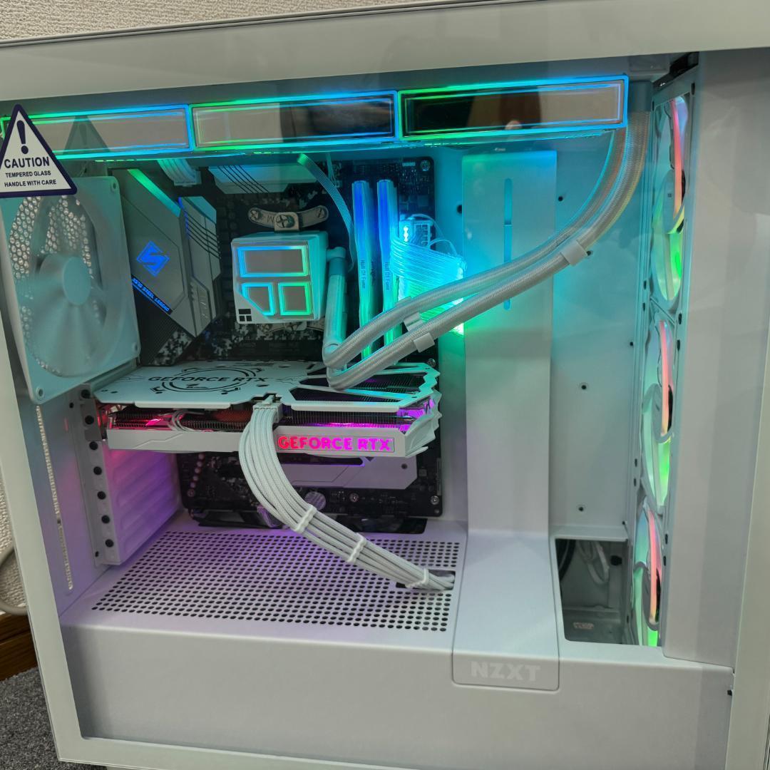 【白い高性能ゲーミングPC】Ryzen 7 RTX4060Ti 16GBNVMe